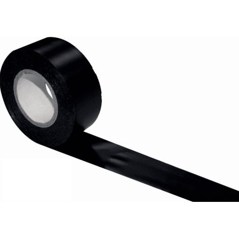 RUBAN ADHÉSIF PVC SOUPLE NOIR 50X25X013MM - RUBAFLEX - ARP2550