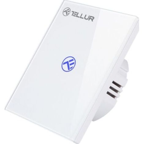 Interruptor WiFi inteligente Tellur, SS1N, 1 puerto, 1800 W, 10 A (1/3)