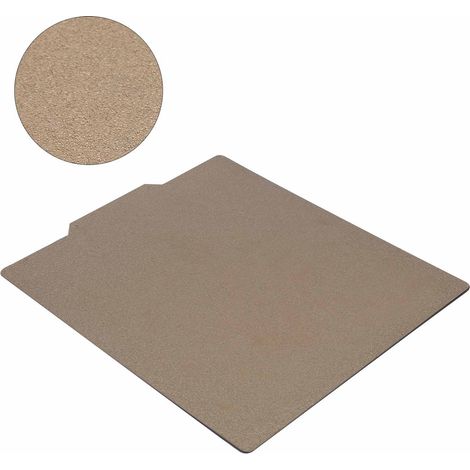 Flexibles Stahlplatten-Heizbett-Set mit Goldpulverbeschichtung und Magnetaufkleber für 3D-Drucker (235 x 235 mm) (1/5)