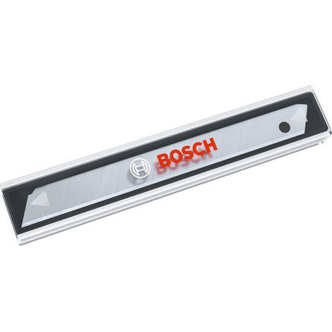 Lames sectionnables 9 mm Bosch - Pack de 10, Acier SK5 (1/4)