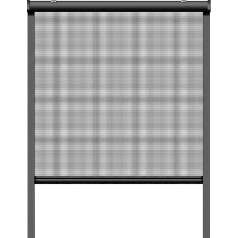 Rollvorhang anthrazit 100 x 160 cm (1/4)