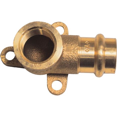 Cornat Press-Wandscheibe Rotguss, ø 18 mm, 1/2 IG Pressfittings