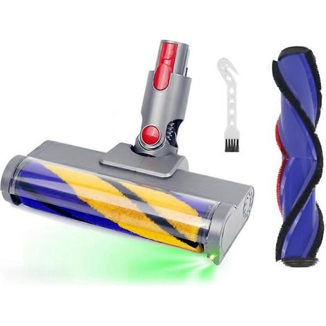 Brosse pour aspirateur Quick – Release Head Aspirateur Brosses avec Green Optical LED Light pour V7 V8 V10 V11 V15 Aspirateur accessoires (1/5)