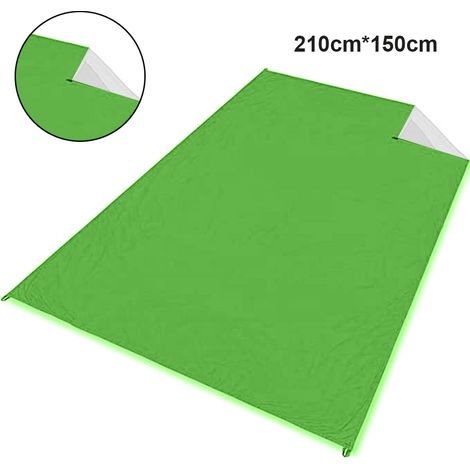 Tapis De Pique-Nique Extérieur - Imperméable Sable Et Vent - 110 X 150 Cm Ou 210 X 150 Cm - Pour Camping Randonnée Plage Festival - 1 Pièce (1/5)
