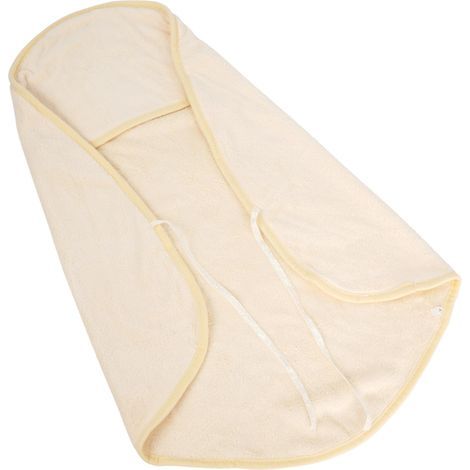 Peignoir pour animaux — Microfibre, séchage rapide et absorbant, serviette de bain à capuche (1/5)