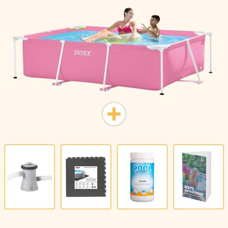 Intex Piscine Tubulaire Rectangulaire - 220x150x60 cm - 5-pièces SCB125 (1/5)