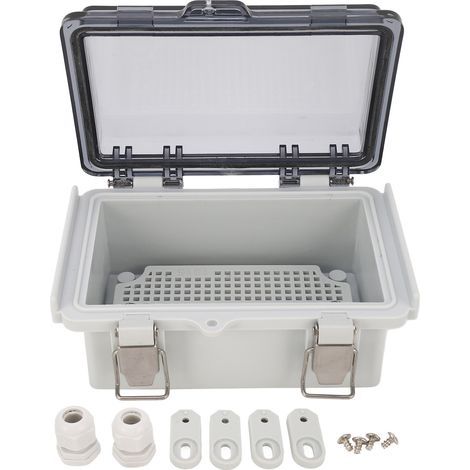 Boîte de jonction électrique IP67, boîtier de projet extérieur étanche avec couvercle transparent (1/5)