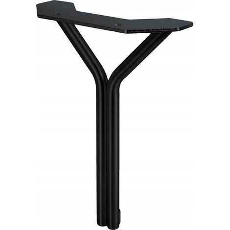 Piedino per divano letto nero MAT loft H185 resistente SL040 (1/5)