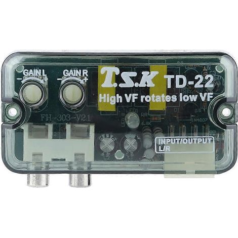 Amplificateur audio voiture kit fils câble d'alimentation convertisseur haut-bas ligne puissance audio (1/4)