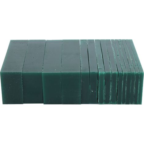 Bloc de cire à sculpter vert pour gravure et modelage, outil de bijouterie pour moulage à la cire