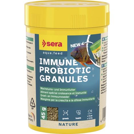 Sera Fischfutter Wachstumsfutter Immune Probiotic Granules 100 ml Granulat