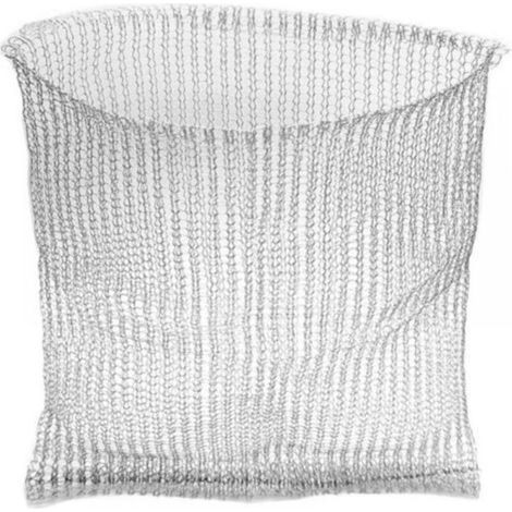 304 Stainless Steel Wire Mesh Bag, Root Bag, Basket for Indoor and Outdoor Garden, Yard, Vegetables, 35 x 35 cm, Pack of 5 (1/4)