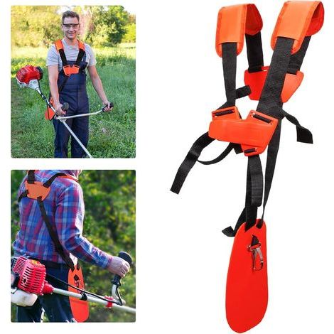 Brushcutter Strap, Adjustable Back Brushcutter Harness, Brushcutter Accessories, Made of Adjustable and Wide Nylon, Simple and Comfortable, Nylon Shoulder Strap (1/5)