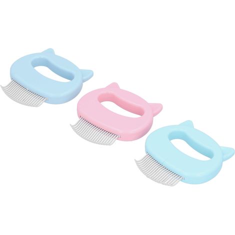Brosse de toilettage en forme de coquillage pour chats et chiots, douce et résistante, pour enlever les poils morts. (1/5)