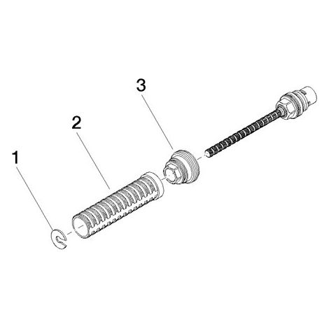 Dornbracht 9090031580090 manette supérieure, fermeture à gauche pièces de rechange