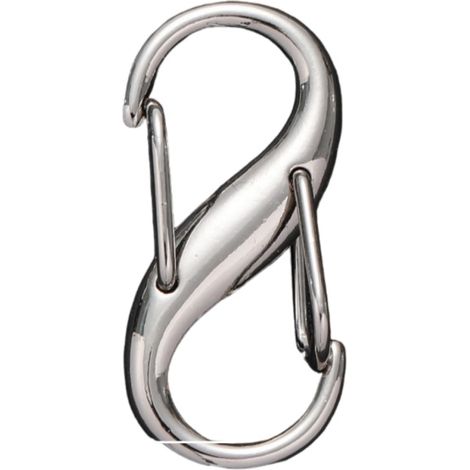 【16 Pièces】Double Clip à Ressort et Mousqueton Antivol - Pour Sac à Dos, Randonnée et Camping - Sécurité Renforcée en Extérieur (1/5)