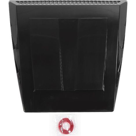 Flux d'air d'air de voiture décorative Hotte Scoop Vent Bonnet Cover brillant Black Universal Externe (1/5)
