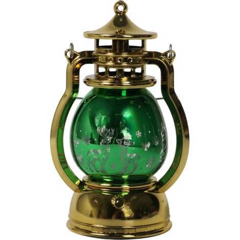Farol navideño, decoración con luz LED, Navidad (1/5)