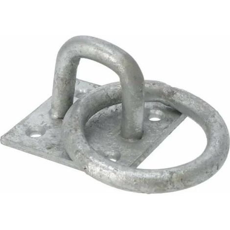 – Platine carrée 55 x 55mm – Anneau mobile Ø 50mm en acier à visser – Fixation pour applications industrielles – Résistance accrue
