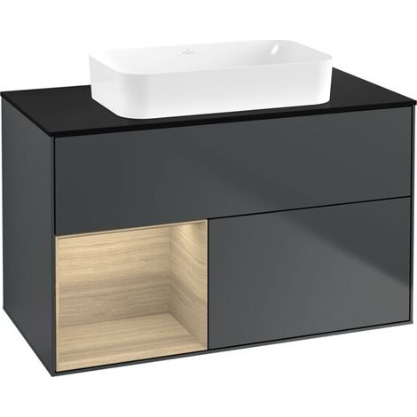 Villeroy & Boch F652PCHG Armoire sous lavabo Finion F65 (1/2)