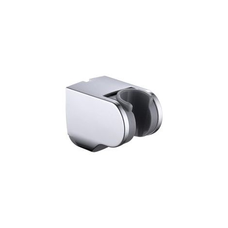 Support Douchette Reglable, Support Pommeau de Douche mural Fixe Chrome Universel Salle de Bain Accessoire (1/5)