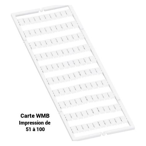 Système de marquage multiple WMB WAGO 793-5507 5 pc(s) X35343 (1/2)