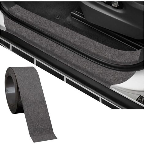 Bande Protection De Seuil De Porte, Universel Autocollant PEVA Protecteur Pare-Chocs, Anti-Rayures Autocollant Seuil Porte Voiture Film Protection Voiture pour Autos SUVs PKWs(Gris)