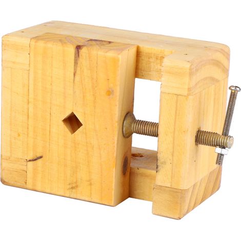 Mini pince plate en bois, étau de table, pince de serrage pour tampons et sculptures sur bois (grande taille) (1/5)