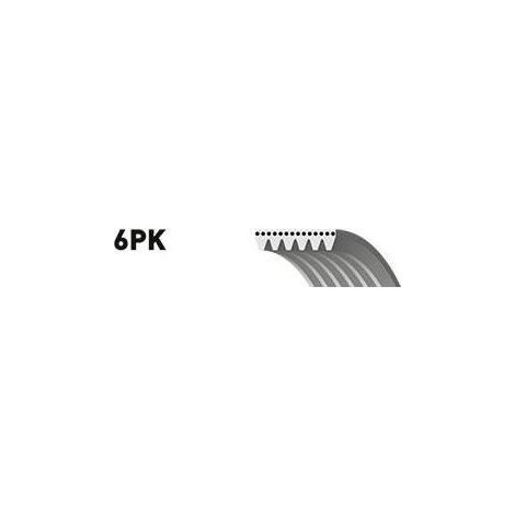 Courroie trapézoïdale à nervures Gates 6PK893 AUDI 028903137AK 028903137K