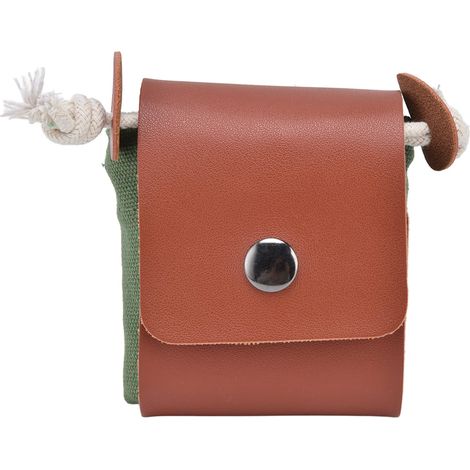 Sac de cueillette de fruits Sac de recherche de nourriture en toile Sac de rangement de camping Sac à outils plié pour économiser de l'espace (1/5)