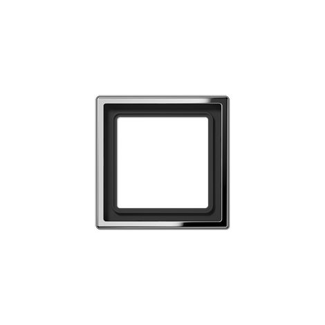 Jung Telaio 1 posto, LS 990, cromato lucido, montaggio verticale e orizzontale GCR 2981