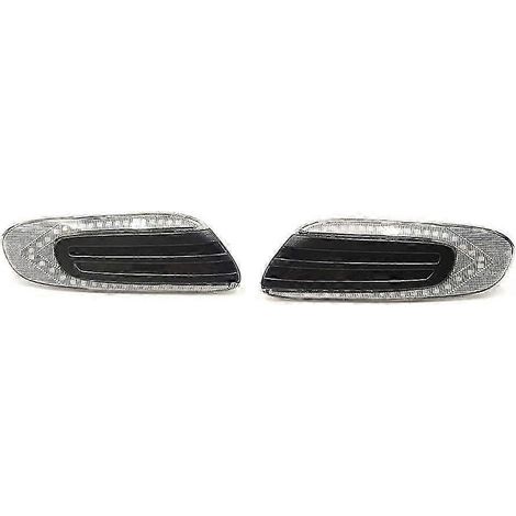 1 paire de feux latéraux LED pour voiture, boîtier transparent, compatibles avec MINI F55 F56 F57 2014-2020, feu jaune de position. (1/5)