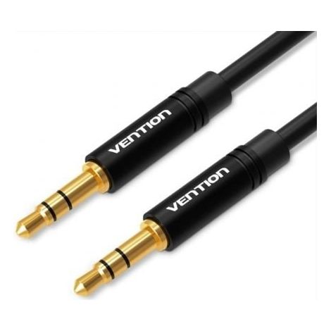 Cable Estéreo Vention BAKBD/ Jack 3.5 Macho - Jack 3.5 Macho/ 50cm/ Negro