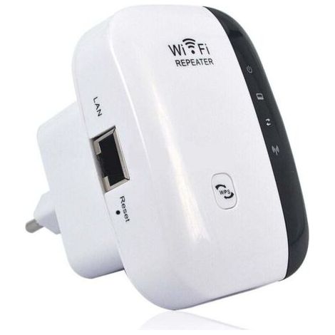 Leistungsstarker WLAN-Repeater, 300 Mbit/s, leistungsstarker WLAN-Verstärker, 2,4 GHz, WLAN-Reichweitenverstärker, WLAN-Repeater, Wireless Extender mit Ethernet-Anschluss, WLAN-Extender, WLAN-Booster,