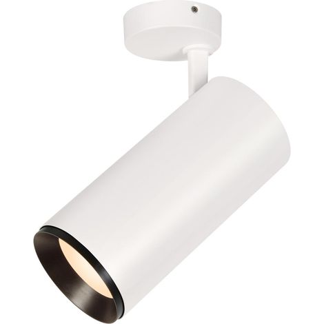 Plafonnier LED NUMINOS® XL intérieur blanc/noir LED 36W 36° UGR  19 - SLV - 1006093