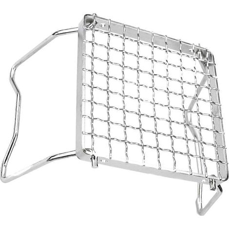 Barbecue de camping pliable en acier inoxydable, ensemble d'outils de 2 pièces (1/5)