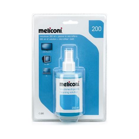 Meliconi C200 Foam LCD/LED/Plasma, LCD/TFT/Plasma Kit de nettoyage d'équipement électronique 200 ml (1/5)