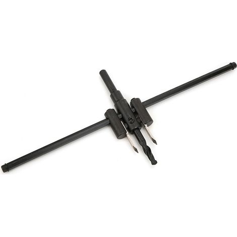 30-200 mm verstellbarer schwarzer Kreissägebohrer-Satz für Heimwerkerprojekte (1/5)
