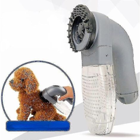 Aspirateur électrique pour poils d'animaux, brosse de massage et de nettoyage pour animaux, brosse pour l'épilation des poils d'animaux (1/5)
