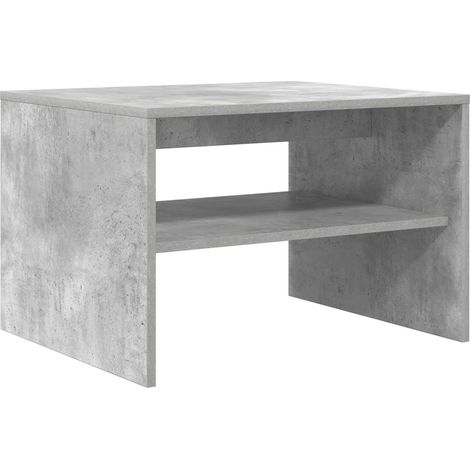 Maison Exclusive - Couchtisch Beton Grau 60 x 50 x 40 cm Holzwerk