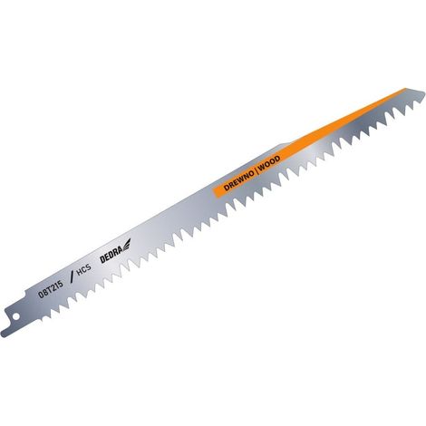 Hoja de sierra recíproca Dedra 08t215 240 mm 5 TPI 2 piezas