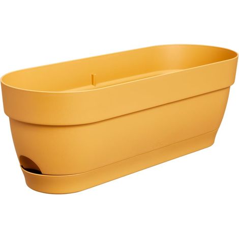 balconnière 50cm jardinière - Jaune Miel (1/5)