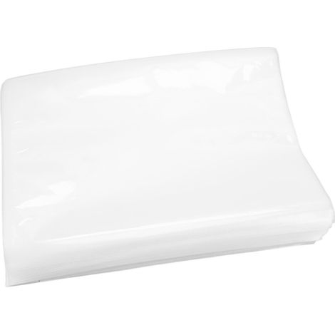 Rouleau de 100 sacs sous vide maille texturée 28x35cm pour conservation légumes fruits emballage alimentaire