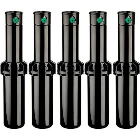 5 Stück Beregnungssprinkler K-Rain RPS75I 3/4'' Reichweite 4 bis 14,6 m Professioneller einstellbarer Winkelsprinkler D