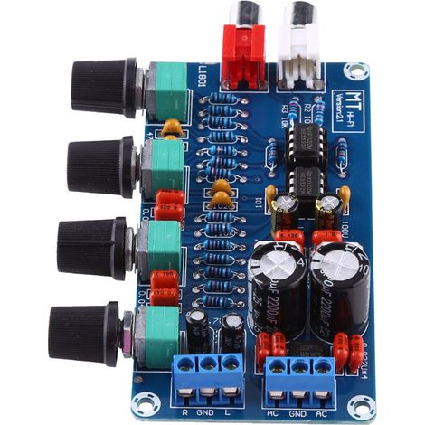 Carte assemblée pour amplificateur opérationnel Hi-Fi NE5532 avec préamplificateur, contrôle du volume et de la tonalité (1/5)