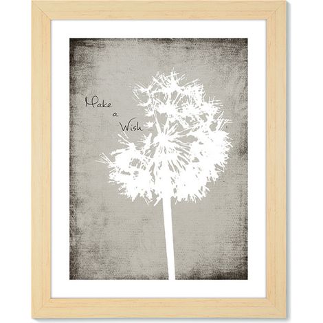 Quadro finitura rovere bianco e nero cm. H.77 x L.57 x P.2,5