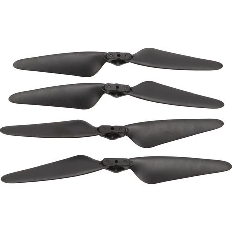 Lot de 2 hélices de rechange noires pour drone quadricoptère SJRC F11S (1/5)