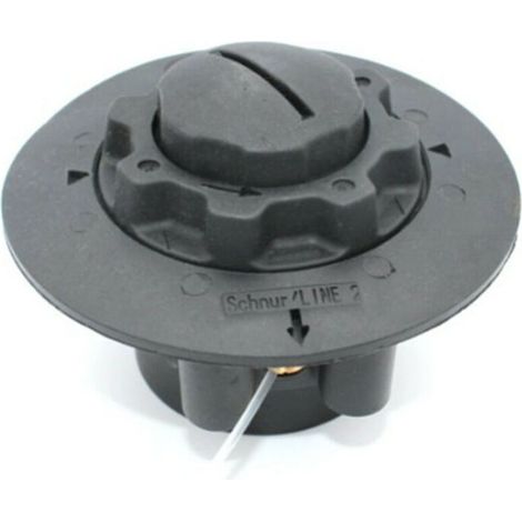 Cabezal de corte para Stihl FS38 FS40 FS45 FS50 FSE60 FSE71 FSE81 TE600 TE700 TE1000 Auto Cut C5-2 4006 710 2105, una pieza, negro