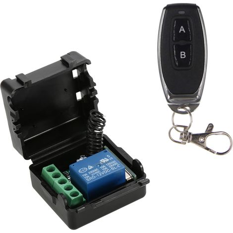 Intelligentes drahtloses Hausautomatisierungs-Relais-Schaltmodul 433 MHz DC 12 V 1-Kanal-Empfänger-Sender Universalfernbedienung und 1 Stück RF-Sender-Fernbedienungen 1527 (1/5)