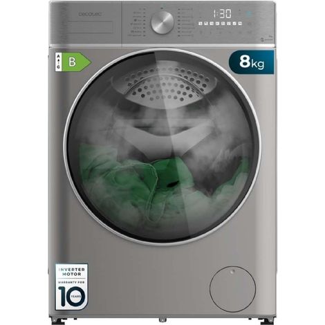 Cecotec Lavadora Secadora 8-5Kg Bolero Wash&Dry 8590 Inverter Steel Max. 1400RPM, 16 Programas, Motor Inverter Plus (1/5)